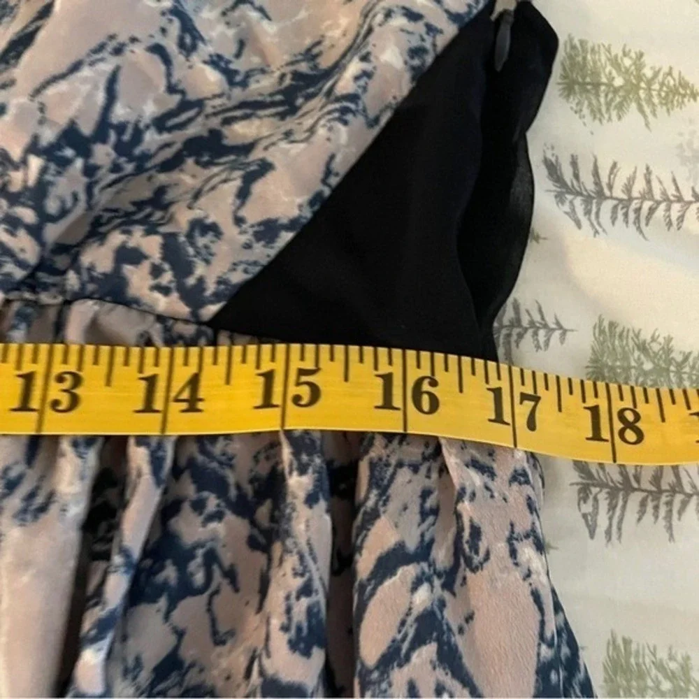 Plastic Island NWT Maxi Dress Marble Print Black Mesh Detail Size‎ Large